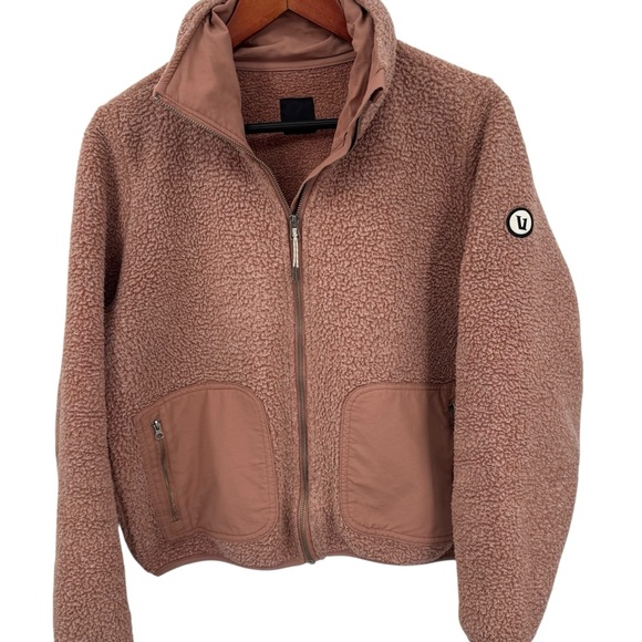 Vuori Alpine Sherpa Jacket Fleece Sherpa Women's Outdoor Light Terracotta - Picture 1 of 12